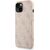 Guess PU Leather 4G Colored Ring Strap MagSafe Case Aizsargapvalks priekš iPhone 15 / rozā Neoriģinālie Maciņi