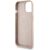 Guess PU Leather 4G Colored Ring Strap MagSafe Case Aizsargapvalks priekš iPhone 15 / rozā Neoriģinālie Maciņi