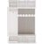 Top E Shop HAGA III 1SZ2W Wardrobe, White Jaunumi -Dārzam