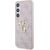 Guess PU 4G Metal Logo Case Aizsargapvalks priekš Samsung Galaxy S24 / rozā Neoriģinālie Maciņi
