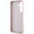Guess PU 4G Metal Logo Case Aizsargapvalks priekš Samsung Galaxy S24 / rozā Neoriģinālie Maciņi
