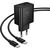 Charger Hoco N77 45W USB-C + USB-C to USB-C cable 1.0m black Telefonu lādētāji 220v