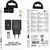 Charger Hoco N77 45W USB-C + USB-C to USB-C cable 1.0m black Telefonu lādētāji 220v