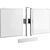 Vogels Rise WBS86 whiteboard set 86IN (7300860) Baltās tāfeles