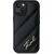 Karl Lagerfeld KLHCP14SPQDSMGK Diagonal Quilted Script Aizsargapvalks priekš iPhone 13/14/15 6.1" / melns Neoriģinālie Maciņi