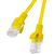 Lanberg PCU6-10CC-0100-Y networking cable Yellow 1 m Cat6 U/UTP (UTP) Tīkla vadi