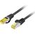 Lanberg PCF6A-10CU networking cable Black 0.5 m Cat6a S/FTP (S-STP) Round Tīkla vadi
