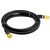 Lanberg PCF6A-10CU networking cable Black 0.25 m Cat6a S/FTP (S-STP) Round Tīkla vadi
