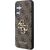 Guess PU 4G Metal Logo Case Aizsargapvalks priekš Samsung Galaxy S24 / brūns Neoriģinālie Maciņi