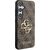 Guess PU 4G Metal Logo Case Aizsargapvalks priekš Samsung Galaxy S24 / brūns Neoriģinālie Maciņi