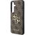 Guess PU 4G Metal Logo Case Aizsargapvalks priekš Samsung Galaxy S24 / brūns Neoriģinālie Maciņi
