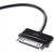 Techly USB 2.0 cable for Samsung Galaxy Tab, black, 1,2m