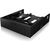 Raidsonic Icy Box IB-5251 Mounting frame for 2x2,5" + 1x3,5" HDD/SSDs in 1x5,25" bay, with front panel, black