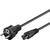 Goobay Power supply cord (safety plug) 93586 Power cord, Black, 1.8 m