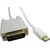 Qoltec DisplayPort Alternate mode USB 3.1 CM / DVI M | 4Kx2K | 1m