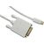 Qoltec DisplayPort Alternate mode USB 3.1 CM / DVI M | 4Kx2K | 1m
