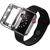 Dux Ducis Премиум Силиконовый Чехол для Apple Watch 4 40 mm Серебрянный + Подарок