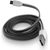 Forever Micro USB Плоский кабель для зарядки и переноса данных 1m Черный
