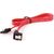 Gembird Serial ATA III 50 cm Data Cable with 90 degree bent, metal clips, red
