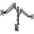 Manhattan Double desk LED/LCD monitor arm 17''-32'' 2x8kg gas spring adjustable