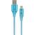 Gembird USB Male - Micro USB Male Premium cotton braided 1m Blue/White
