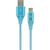 Gembird USB Male - USB Type C Male Premium cotton braided 2m Blue/White