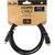 4World HDMI - HDMI cable High Speed with Ethernet (v1.4), 3D, HQ, BLK, 1.8m