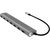 LOGILINK- USB-C 3.1 hub, 7 port, aluminum casing, grey