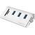 LOGILINK - USB 3.0, 3-port hub, with card reader and aluminum casing