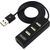 Unitek Hub 4x USB 2.0. mini, black, Y-2140