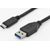 ASSMANN USB 3.0 SuperSpeed Connection Cable USB A M (plug)/USB C M (plug) 1m bla