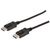 Assmann Cable DisplayPort 1080p 60Hz FHD Type DP/DP M/M with interlock black 1m