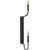 Usams US-SJ256 Premium Spirāles kabelis Aux Ligzdas 3.5mm spraudnis uz 3.5mm spraudni 1.2m Melns