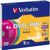 Matricas DVD+RW Verbatim 4.7GB 4x Colour, 5 Pack Slim