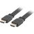 Lanberg cable HDMI M/M V2.0 1M Black Flat