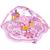 Attīstošais paklāiņš PINK FLOWER (ar spogulīti) SunBaby B05.018.1.1 (Ir veikalā)