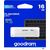 GOODRAM memory USB UME2 16GB USB 2.0 White