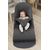 Babybjorn BABYBJÖRN šūpuļkrēsls Bliss Charcoal Grey 3D Jersey