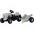 Rolly Toys Педальный трактор Rolly KID Little Grey Fergie с прицепом (2,5-5 лет ) 014941 Германия