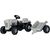 Rolly Toys Bērnu traktors ar pedāļiem ar piekabi 014941 KID Little Grey Fergie (2,5-5 gadiem) Vācija