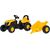 Педальный трактор Rolly KID  JCB с прицепом Rolly Toys 012619 (2,5-5 лет ) Германия