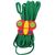 Mocco Chinese Ropes Разноцветные резинки с декоративным держателем (200 x 1 x 0,5 cm) зеленый