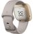 Fitbit Sense, lunar white/soft gold stainless steel