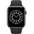 Apple Watch Series 6 GPS, 44mm Space Gray Aluminium Case with Black Sport Band - Regular