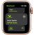 Apple Watch SE GPS, 40mm Gold Aluminium Case with Pink Sand Sport Band - Regular