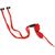 Omega Freestyle наушники + микрофон FH2112, красный