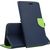 Mocco Fancy Case Чехол Книжка для телефона Samsung Galaxy A42 5G Синий - Зелёный