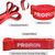 PROIRON Assisted Pull up Band Exercise Band, 208 x 4.5 x 0.45 cm, Resistance Level: Strong (31-54 kg), Red, 100% Natural Latex