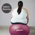 PROIRON Exercise Yoga Ball Balance Ball, Diameter: 55 cm, Thickness: 2 mm, Red, PVC