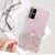 Fusion glue glitter silikona aizsargapvalks Samsung A426 Galaxy A42 5G rozā